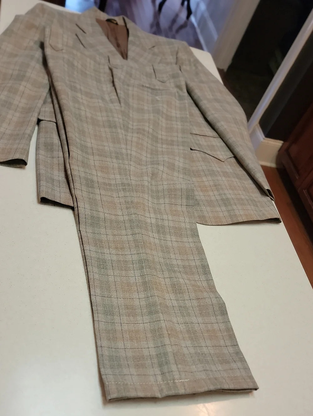 Vintage H Bar C California Ranchwear Plaid Western Suit VTG 70s 40/42 Reg READ